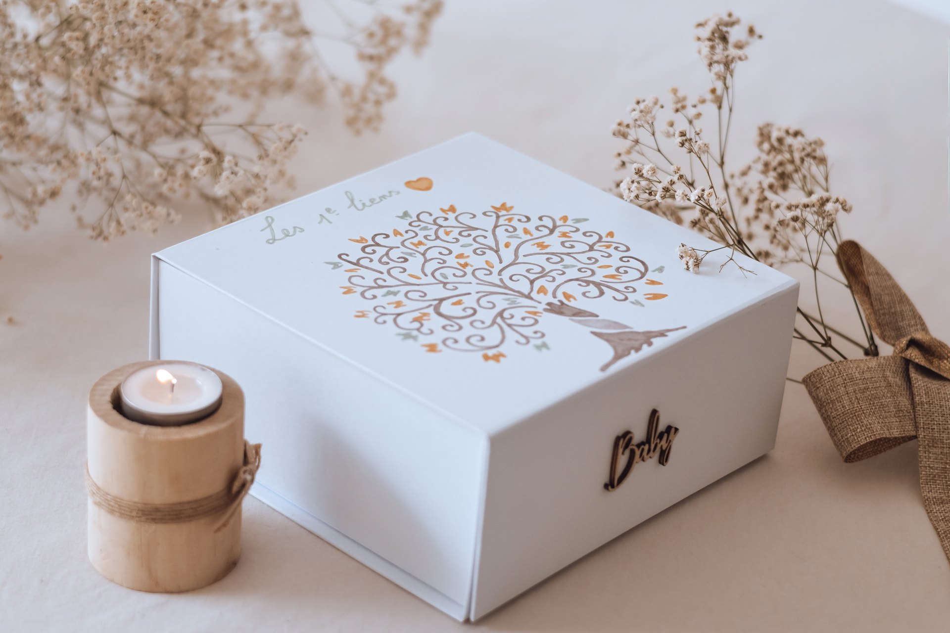 Pochette « Mon premier body » étoilée, souvenir créé pendant l'atelier — Entre Deux