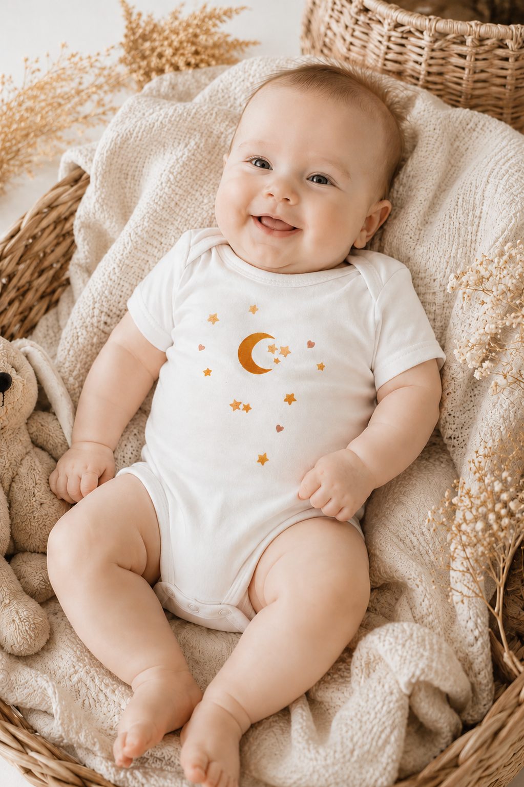 Coffret des premiers liens ouvert, prêt à accueillir les souvenirs de bébé — Entre Deux